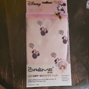 Disney Minnie Mouse Pink Luxury Shower Cap By The Creme Shop